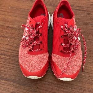 Red Under Armour Bandit Running Shoes
